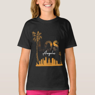 LOS ANGLES KIDS Travel älskare-familjen T-Shirt