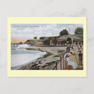 Los Banos del Mar, Santa Barbara, California Vinta Vykort