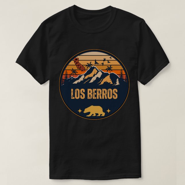 Los Berros, Kalifornien T Shirt (Design framsida)