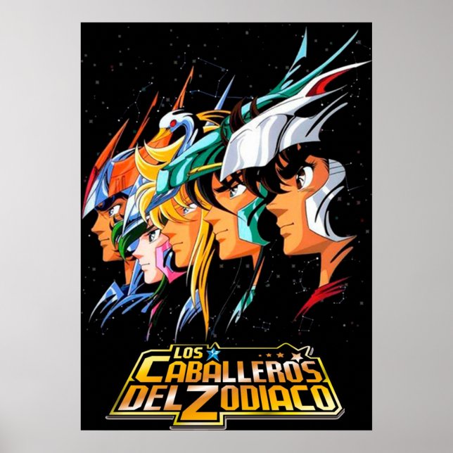 LOS CABALLEROS DEL ZODIACO POSTER (Framsidan)