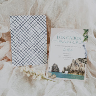Los Cabos Mexico Bachelorette Helg bjudande Inbjudningar