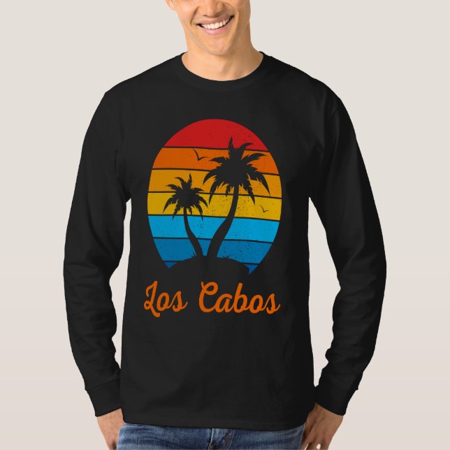 Los Cabos Mexico Family Vacation Beach Tropical T Shirt (Framsida)