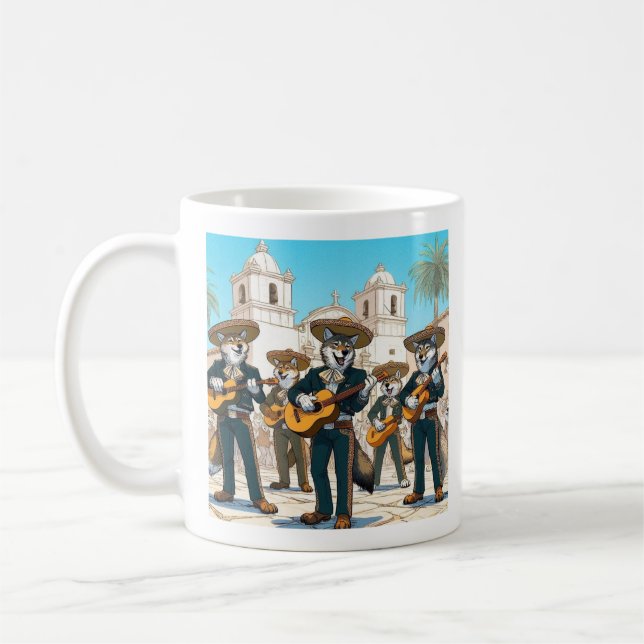 Los Coyotes Mariachi  Kaffemugg (Vänster)