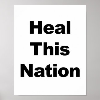 Lös den här nationen poster