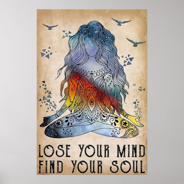 Lös ditt sinne och hitta din själ poster (Framsidan)