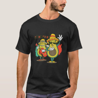 Los Dos Avocados De Mexiko Cinco Mayo Guac Avocado T Shirt
