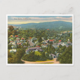 Los Gatos California vintage 1940-talet Vykort