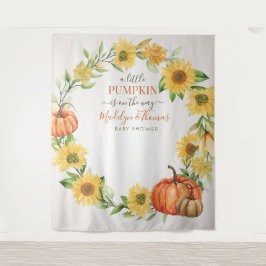 Los girasoles y las calabazas caen en Baby Shower 