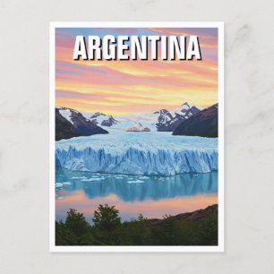 Los Glaciares nationalpark Argentina Travel Vykort