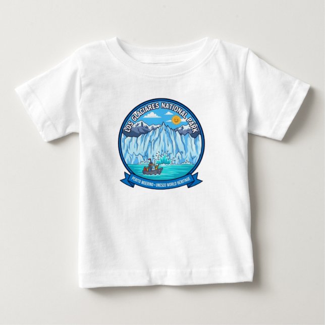 LOS GLACIARES NATIONALPARK T SHIRT (Framsida)