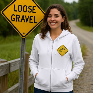 Lös Grus Varnings Skylt Väghinder T Shirt