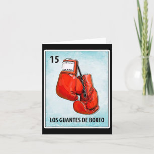 Los Guantes De Boxeo Mexican Boxing Handskar Kort