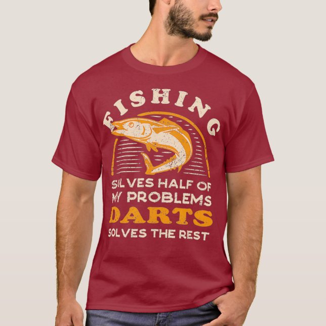 Lös hälften av mina problem Fiske efter mörka fisk T Shirt (Framsida)