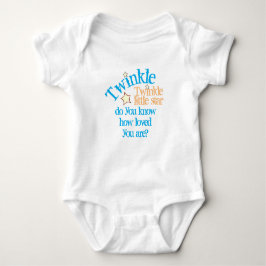Lös Lilla Star Personlig Twinkle T Shirt