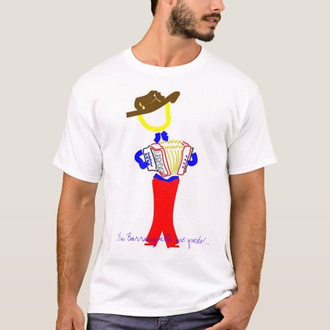 Los-mandamientos del Barranquillero: T Shirt (Framsida)