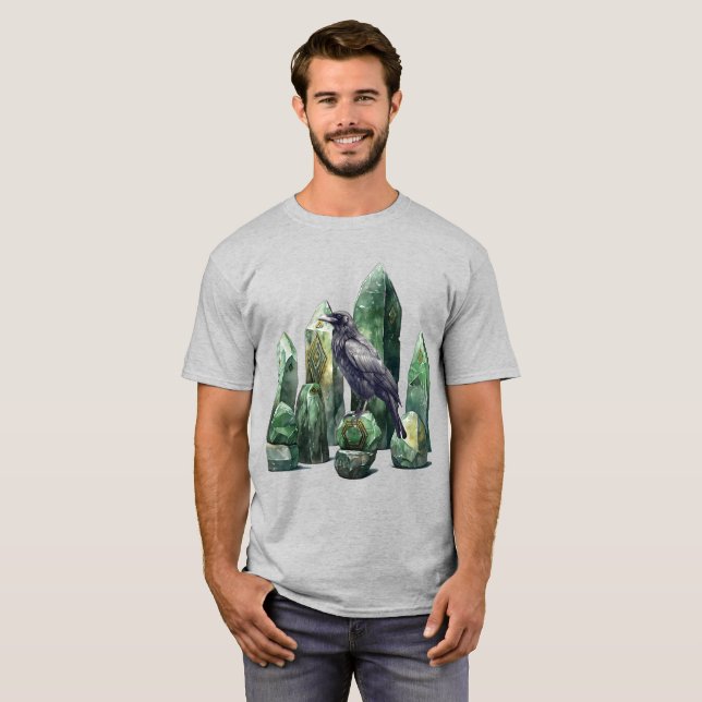 Los Monolitos del Cuervo de Odín T Shirt (Hel framsida)