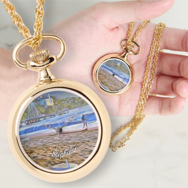 Los Muertos Beach 786 Necklace Watch Armbandsur (Skapare uppladdad)