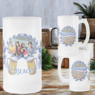 Los Muertos Friends, Beach & Beer 786 Frostat Ölglas