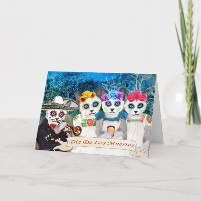 Los Muertos Kittens kortdag Kort (Framsida)