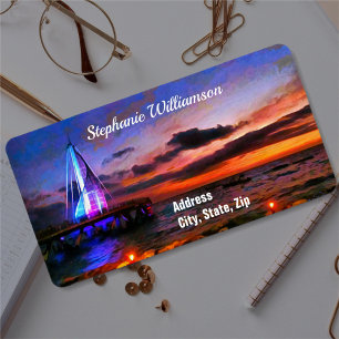 Los Muertos Pier 1182 Adress Adressetikett
