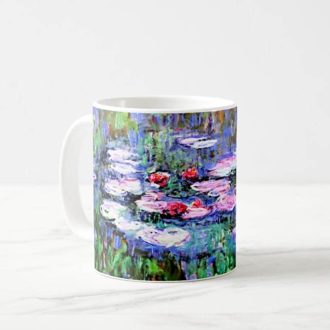 Los Nenufares av Monet Kaffemugg (Framsida vänster)