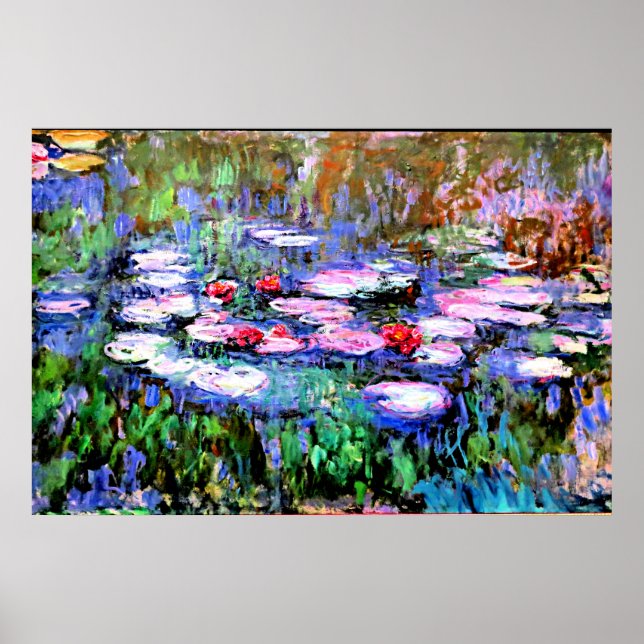 Los Nenufares by Monet Poster (Framsidan)