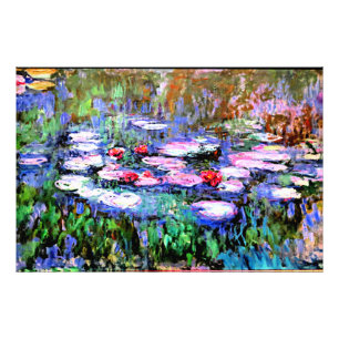 Los Nenufares (vatten lilies) av Claude Monet Fototryck