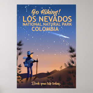 Los Nevados National Natural Park Travel-affisch Poster