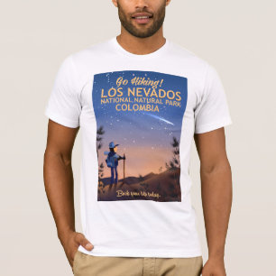 Los Nevados Nationalpark naturpark resa affisch T-shirt