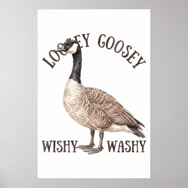Lös och Tokig Gås Poster (Framsidan)