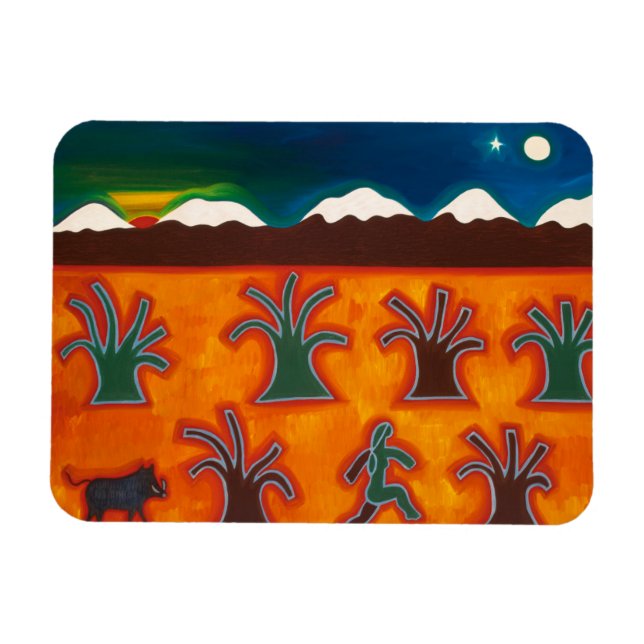 Los Olivos en el Invierno 2010 Magnet (Horisontell)