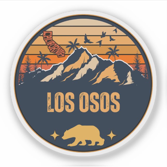Los Osos, Kalifornien Klistermärken (Framsida)