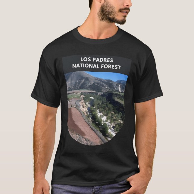 Los Padres National Forest T Shirt (Framsida)