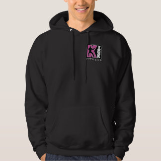 Lös passform för svart unisex- Hoodie