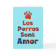 Los Perros Son Kärlek - Tarjeta de condolencias
