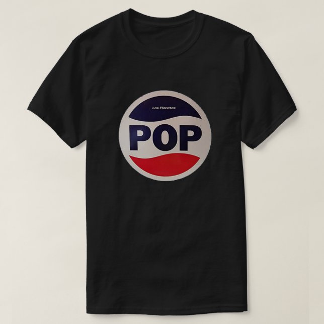 Los Planetas Pop  T Shirt (Design framsida)