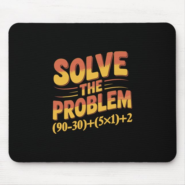 Lös Problemet 67 Matematiklärare Matematik 67:e Musmatta (Framsidan)
