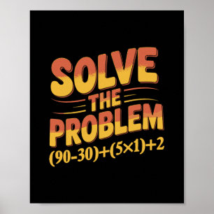 Lös Problemet 67 Matematiklärare Matematik 67:e Poster