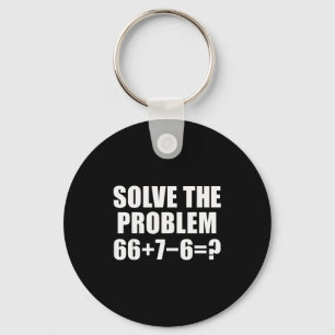Lös Problemet 67 Meme Sex Sju Elementär Mat Nyckelring