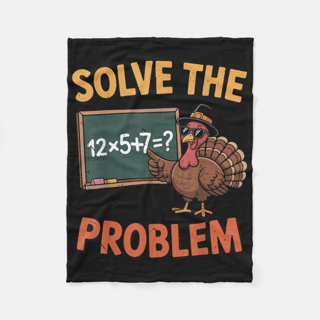 Lös Problemet 67 Meme Turkiet Matematiklärare Än Fleecefilt (Framsidan)