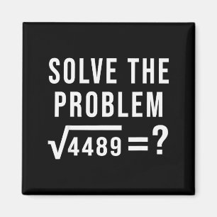 Lös Problemet 67 Sex Sju Kvadratrot 4489 Sl Magnet