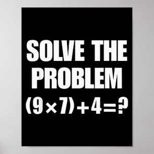 Lös Problemet, Rolig 67 Lärare  Poster