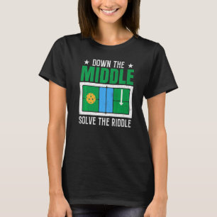 Lös Riddle Pickleball Player Paddle-grafik T Shirt