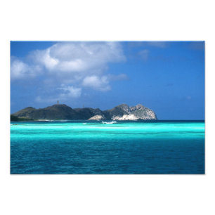 Los Roques-öarna, Venezuela Fototryck