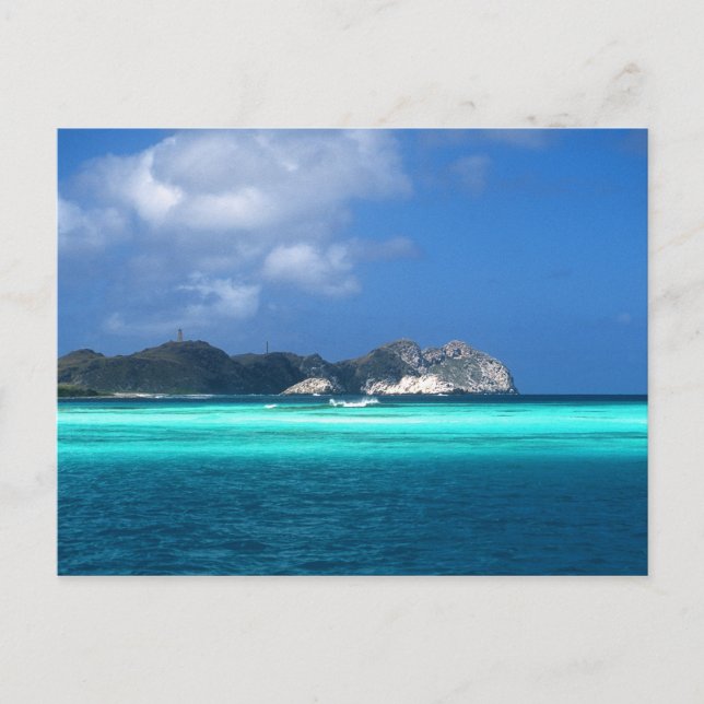 Los Roques-öarna, Venezuela Vykort (Framsida)