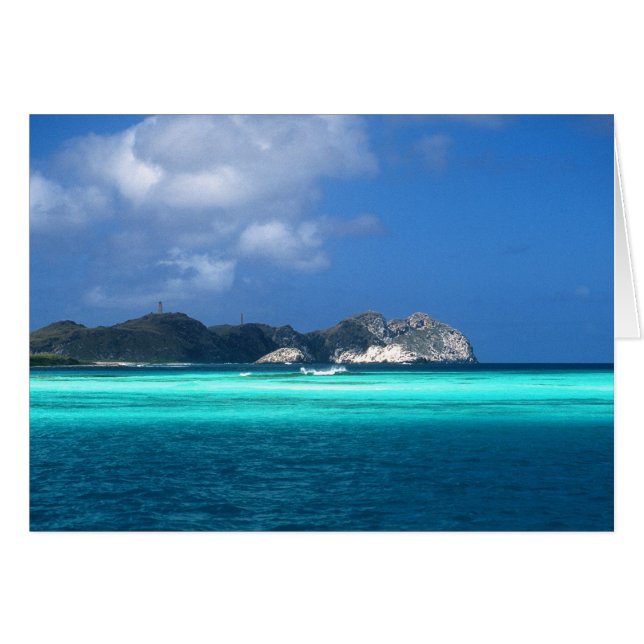 Los Roquesöarna, Venezuela Hälsningskort (Framsidan Horizontal)