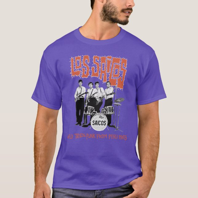 Los Saicos Wildeen Punk från Peru vänner T Shirt (Framsida)