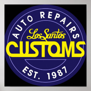 Los Santos Anpassningsbars Poster