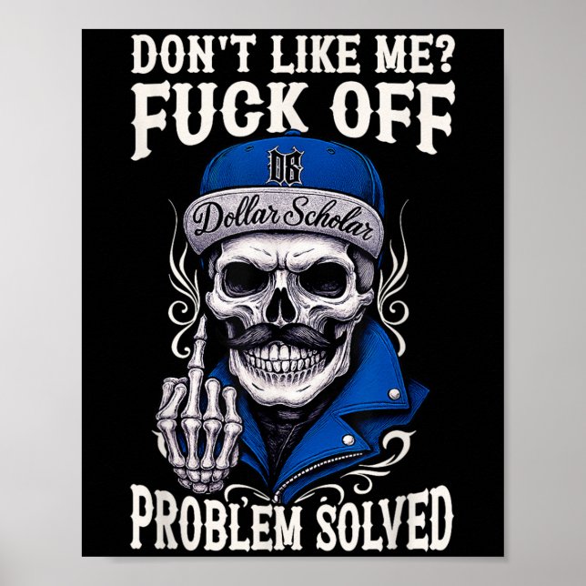 Lös Skull vid FV-k-off-problem Poster (Framsidan)