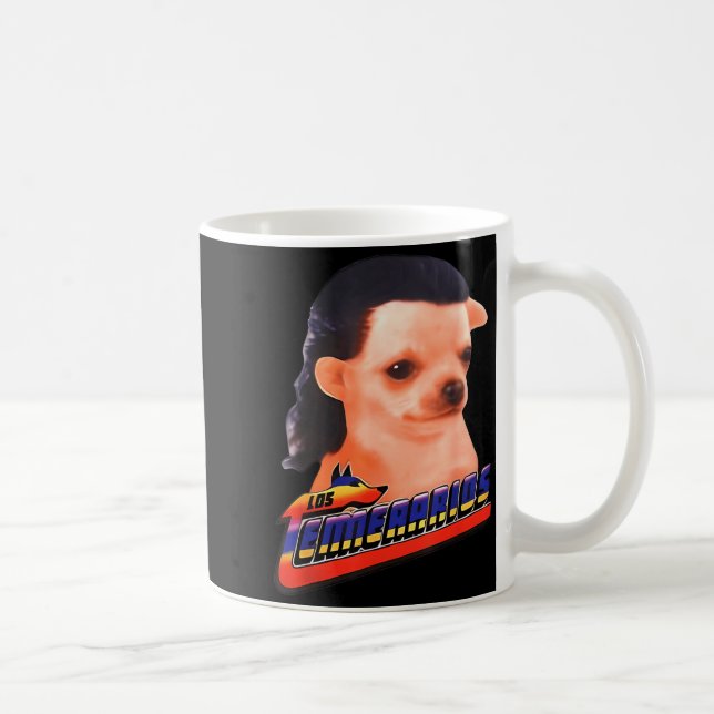 Los Temerarios Funny Dog Chihuahua  Kaffemugg (Höger)